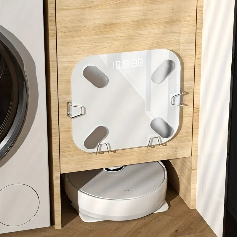 Wall-Mounted Weight Scale Holder | Stainless Steel Bracket