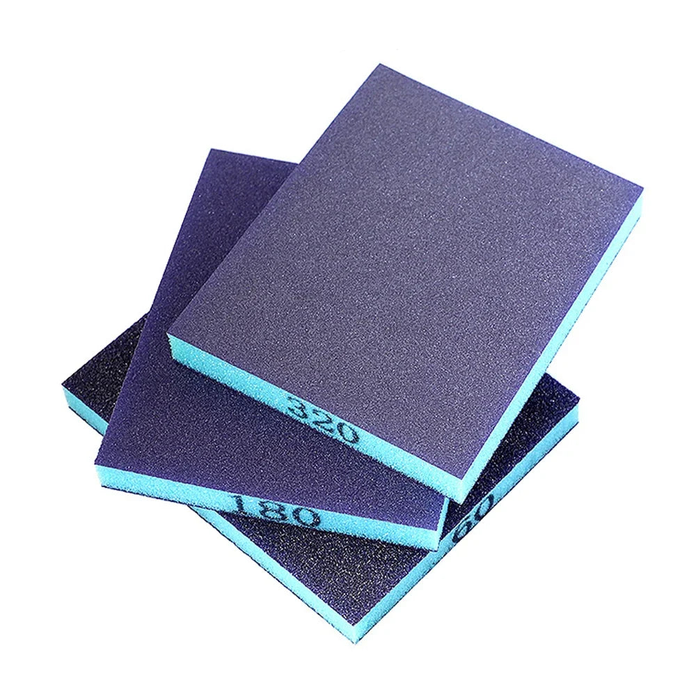 6-Pack Sanding Sponge Blocks 60–320 Grit | Wet & Dry Foam Pads