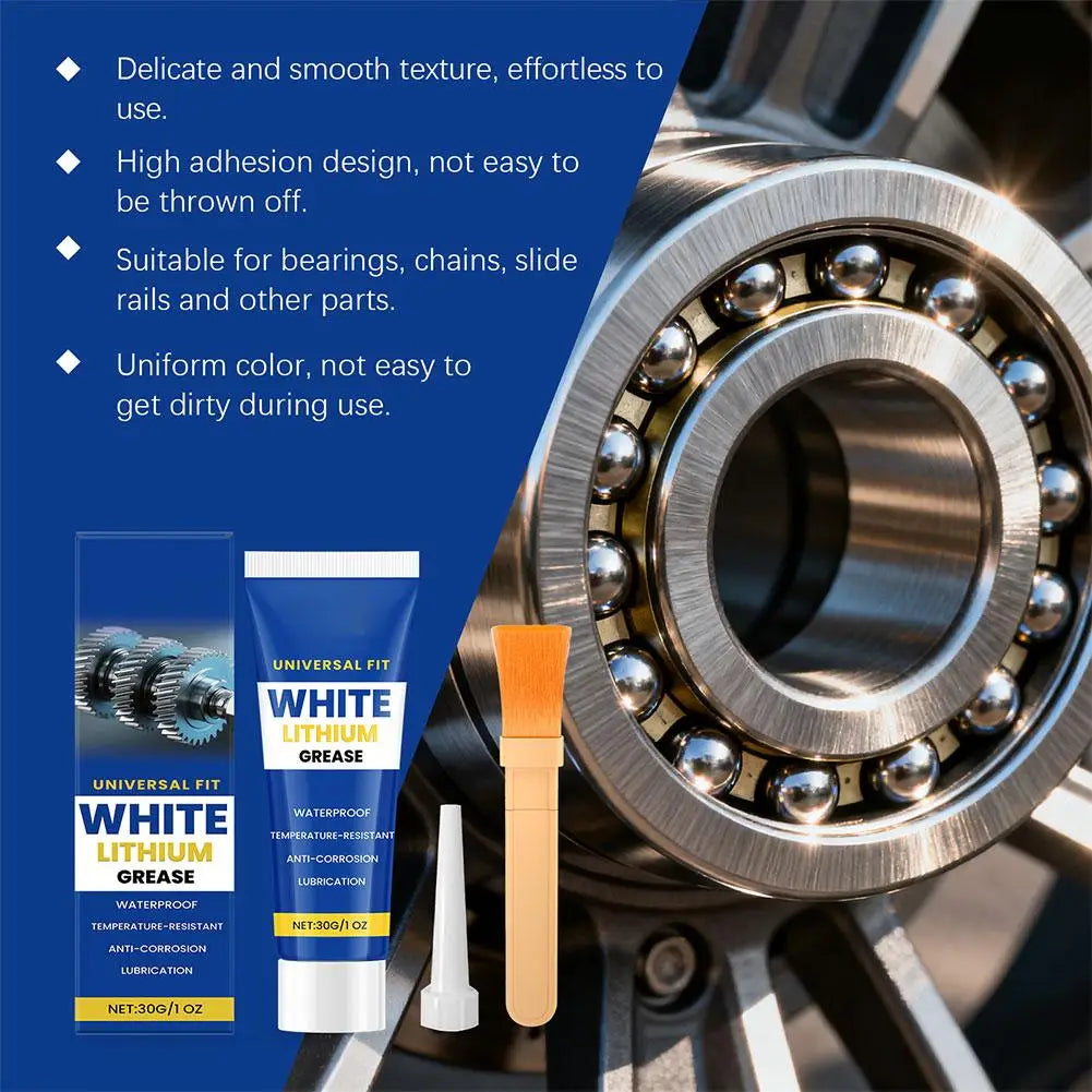 White Lithium Grease – High-Temp Auto & Vehicle Lubricant