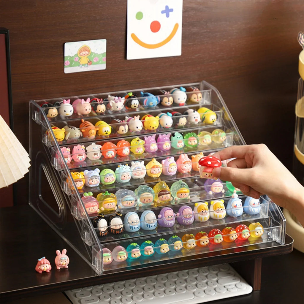 Acrylic Display Riser Stand | Clear Shelf for Perfume & Figures