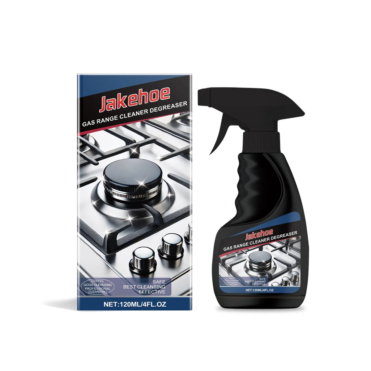 Jakehoe Gas Stove Cleaner Spray – Heavy-Duty Degreaser
