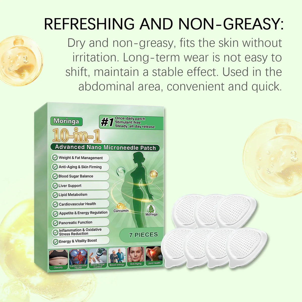 Body Care Microneedle Patch – Breathable & Skin-Friendly | 7pc