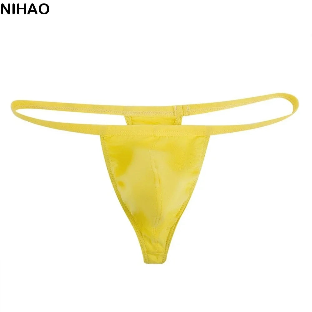 Men's Modal Thong Underwear – Breathable Low Waist G-String