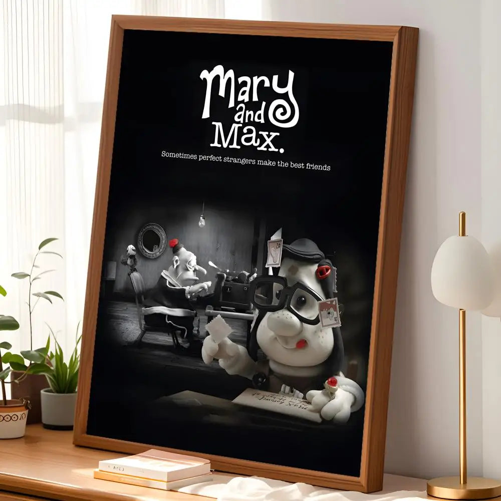 Mary and Max Movie Poster – Self-Stick HD PVC Wall Art