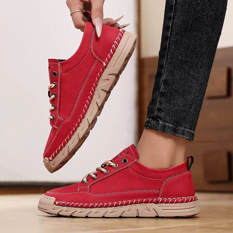AZGB Women's Retro Casual Sneakers – Thick Sole Anti-Slip Shoes
