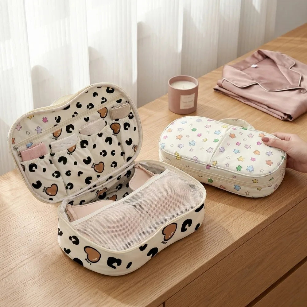 3-in-1 Underwear Packing Cube | Bra, Socks & Lingerie Organizer