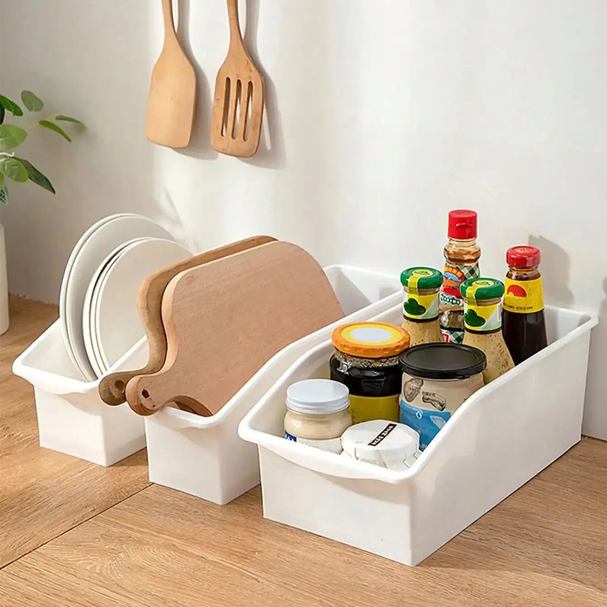 Kitchen Gap Debris Storage Basket Snack Cabinet Seasoning Bathroom
