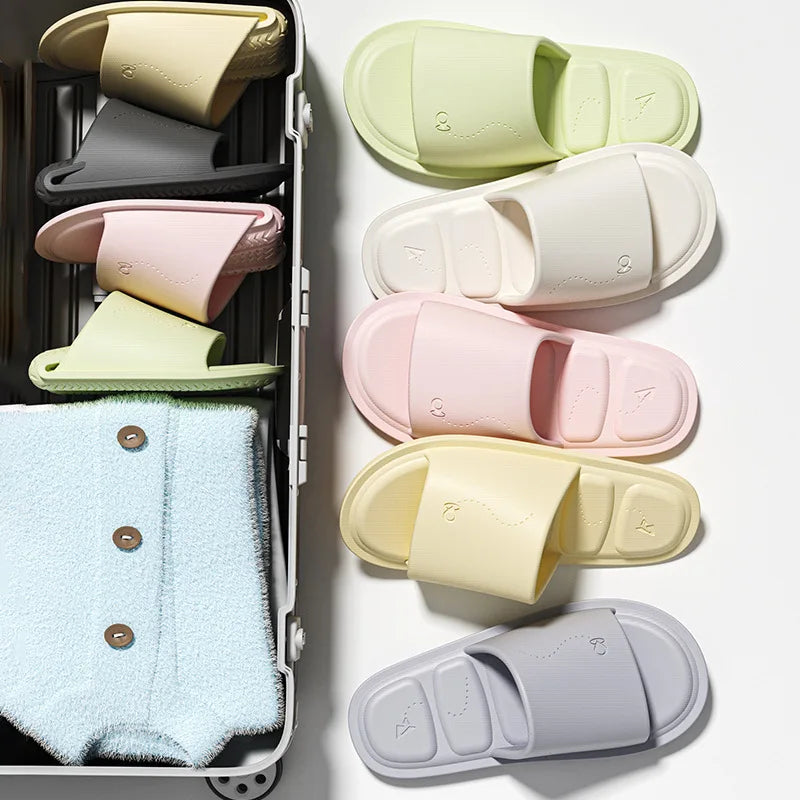 Women's Foldable Non-Slip Flip Flops – Beach & Home Slippers
