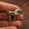 Brass Horse Figurine – 2026 Chinese Zodiac Feng Shui Lucky Statue