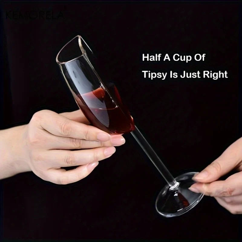 European Novelty Wine & Champagne Glass Set | KEMORELA 1/2 PCS