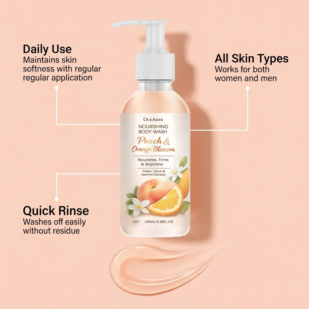 OceAura Hydrating Brightening Body Wash Shower Gel 100ml