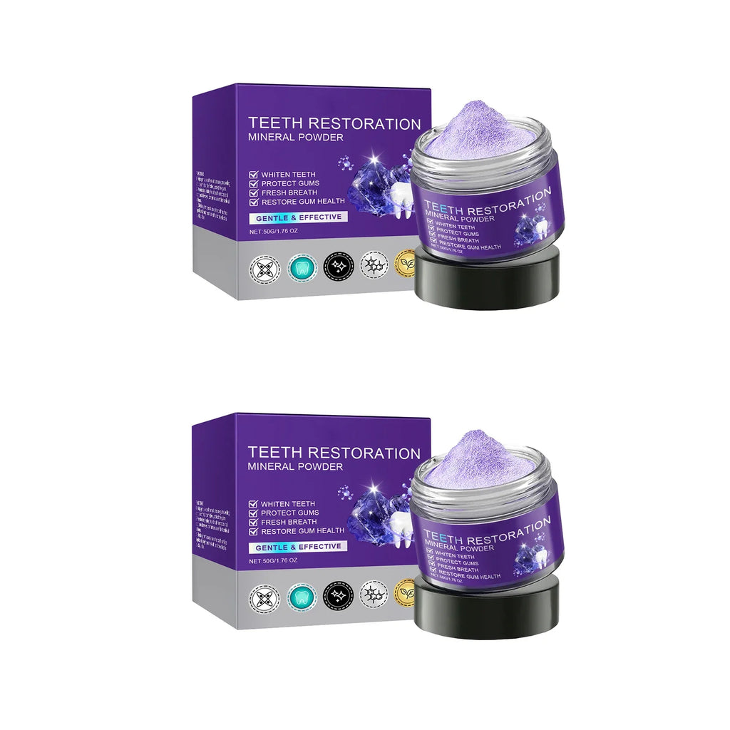 Purple Mineral Tooth Powder – Whitening & Stain Removal 50g