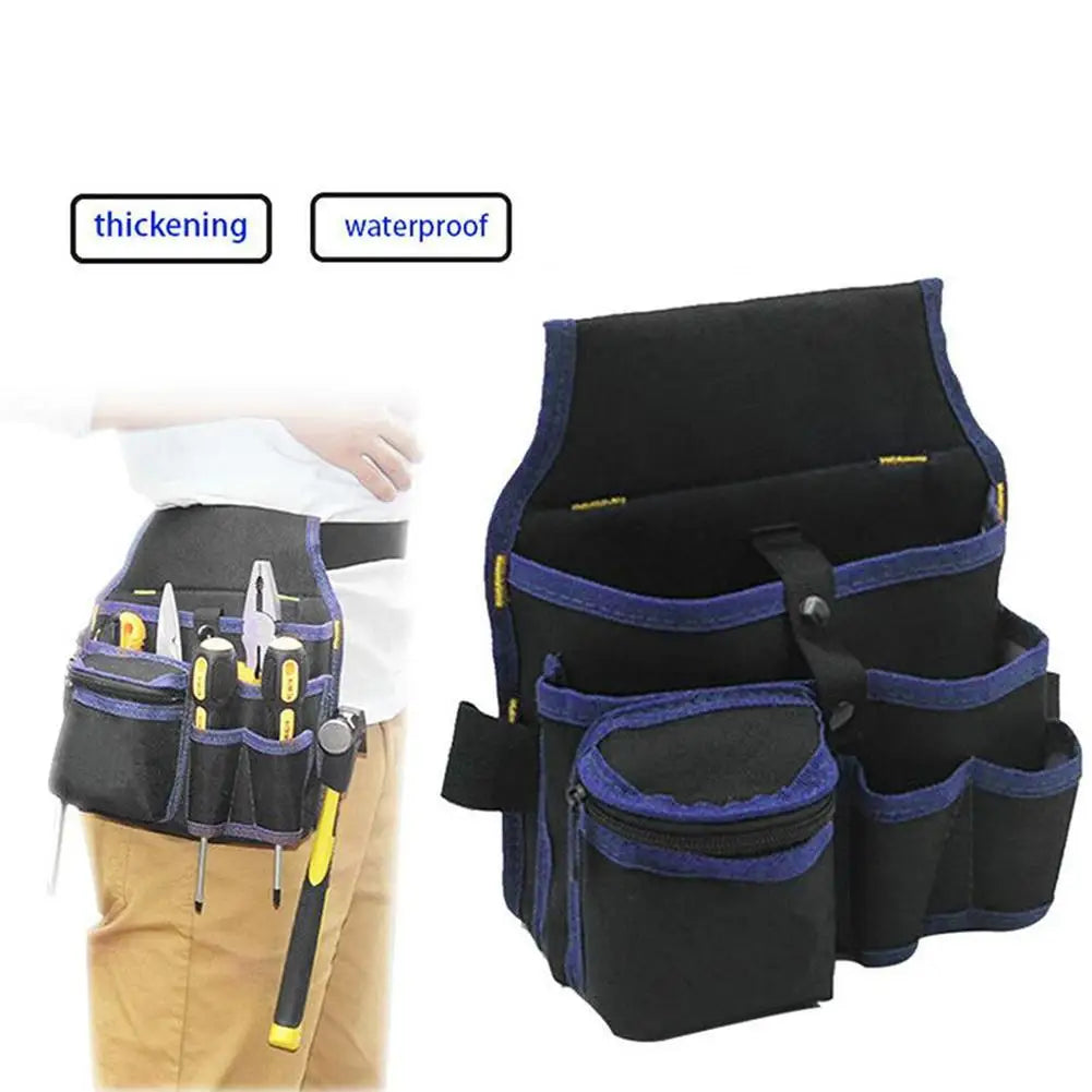 Electrician Tool Belt Pouch | Nylon Waist Bag Organizer