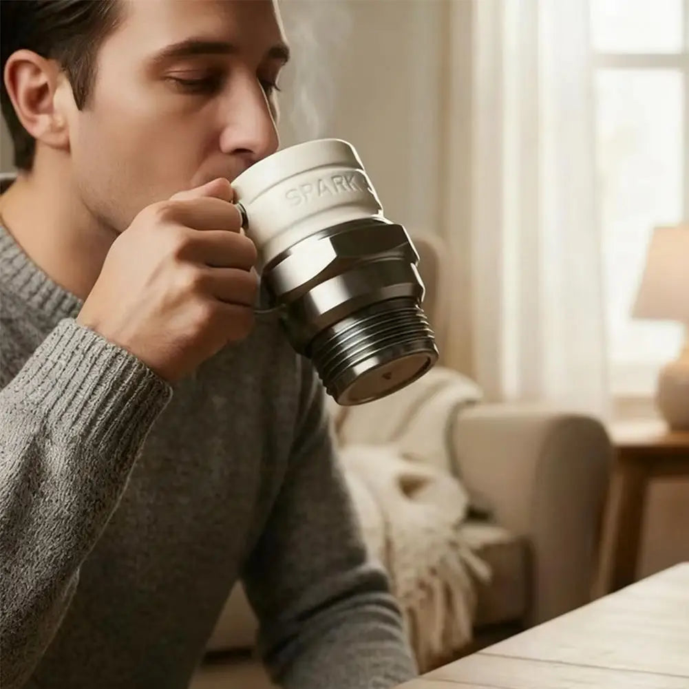 Spark Plug Coffee Mug – Novelty Engine Cup for Car Lovers