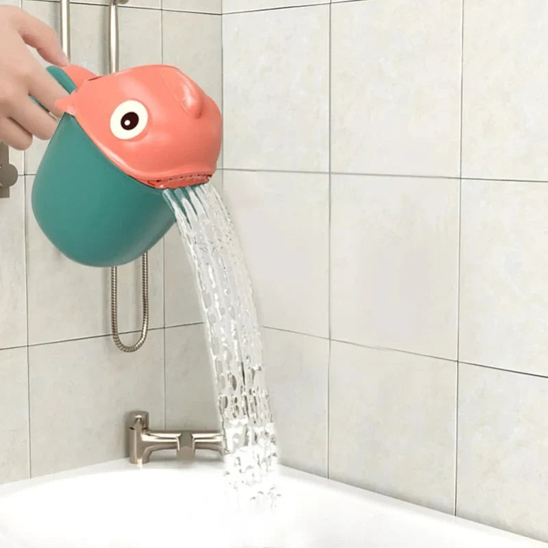 Multi-functional Clownfish Shampoo Cup Baby Rinser Children Washing