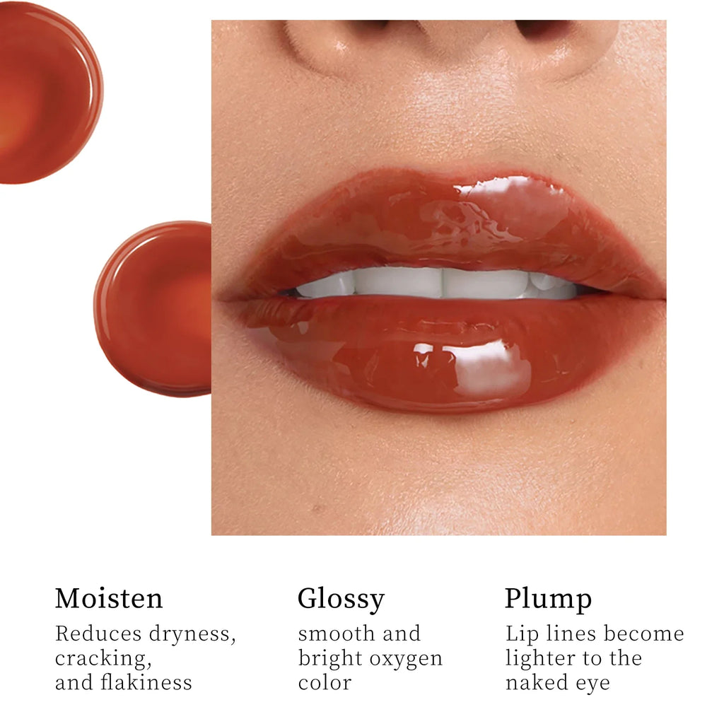 O'Cheal 5-Color Glass Gel Lip Gloss – Hydrating & Long-Lasting