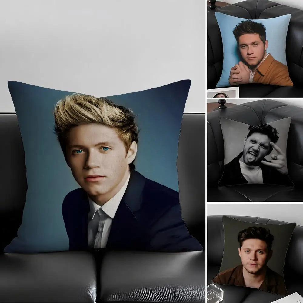 Niall Horan Linen Cushion Cover – Fan Art Printed Pillowcase