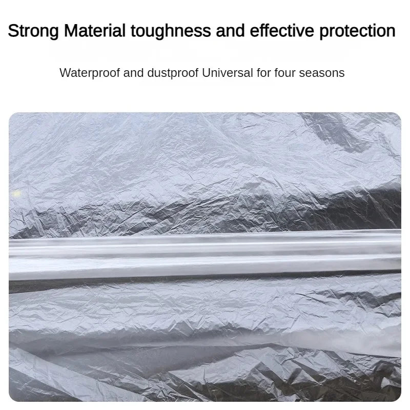 Disposable Transparent PE Car Cover – Rain & Dust Protection