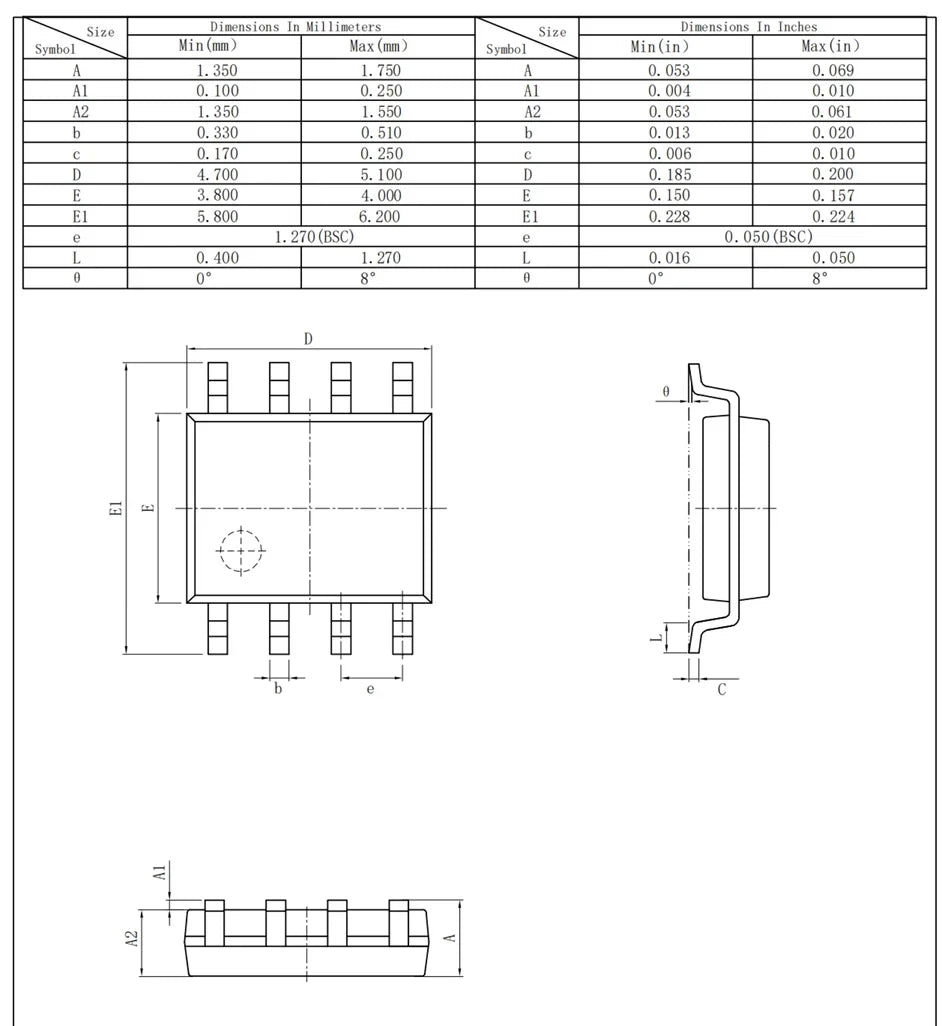 LM358 LM358DR SMD SOP8 Op-Amp IC – 2500 PCS Reel