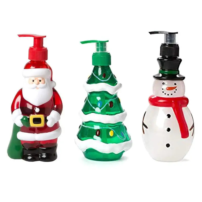 Christmas Snowman Soap Dispenser 350ml | Festive Holiday Gift