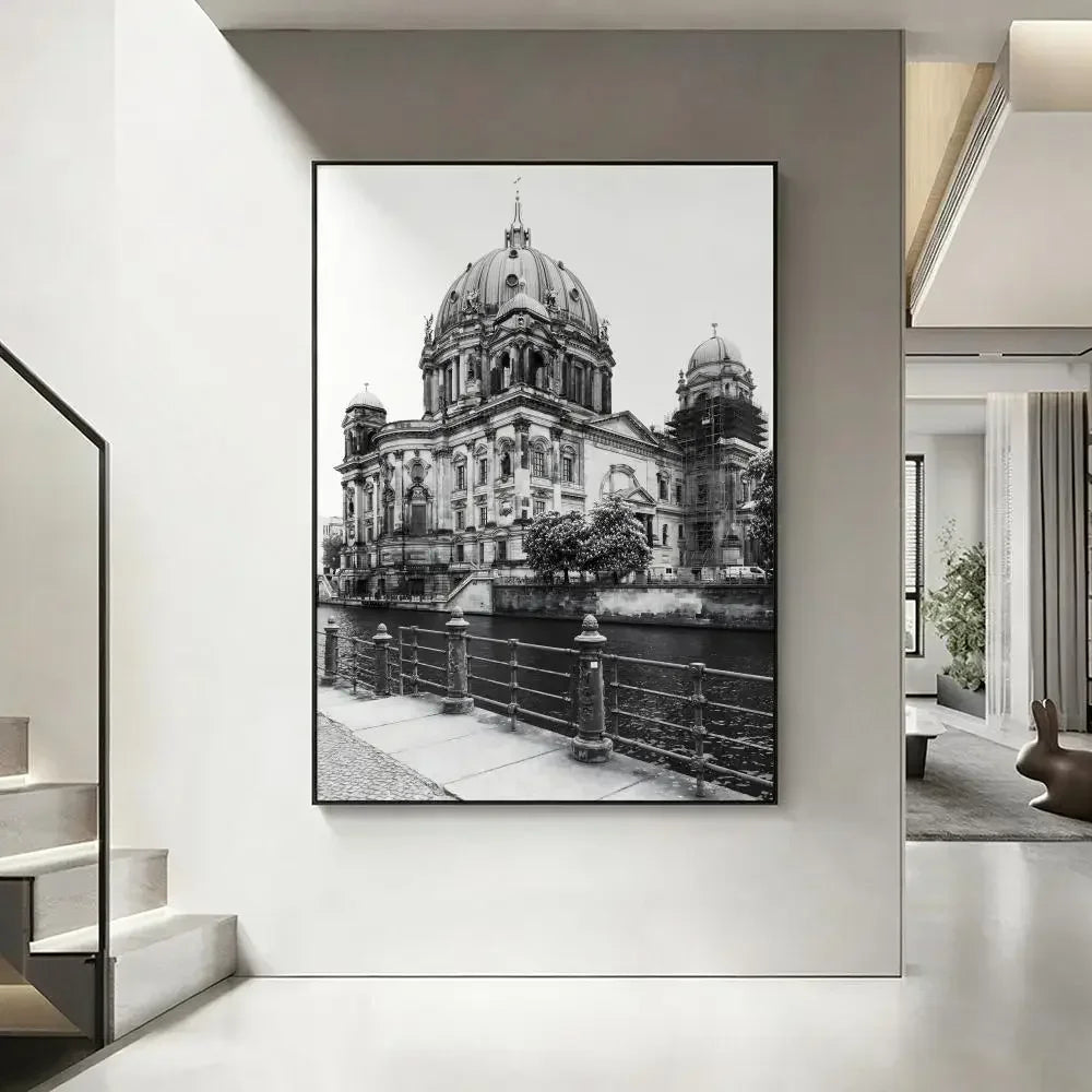 German Landmarks HD Art Poster – Waterproof Sticky Wall Decor