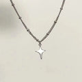 Star Choker Necklace – Titanium Steel Pendant Chain Unisex