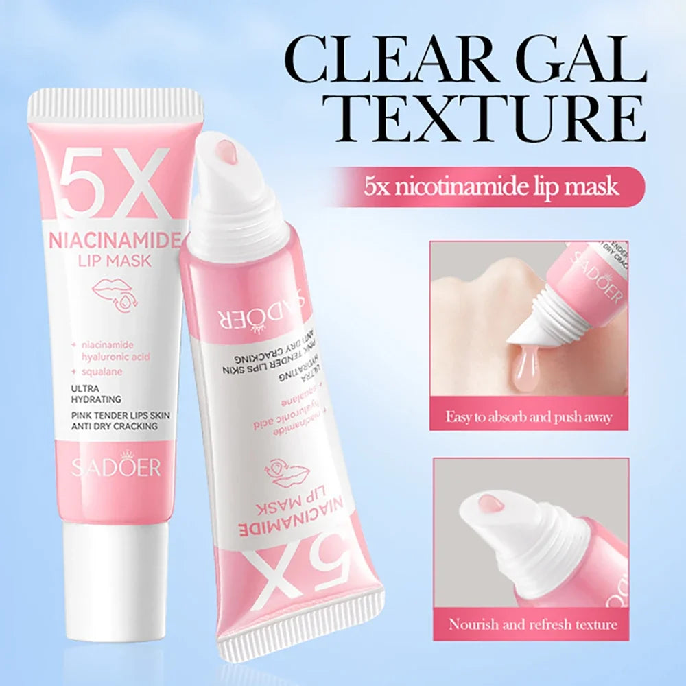 5X Niacinamide Plumping Lip Mask – Overnight Hydration 10g