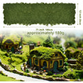 Fake Moss Table Runner – Dark Green Faux Moss Mat for Décor