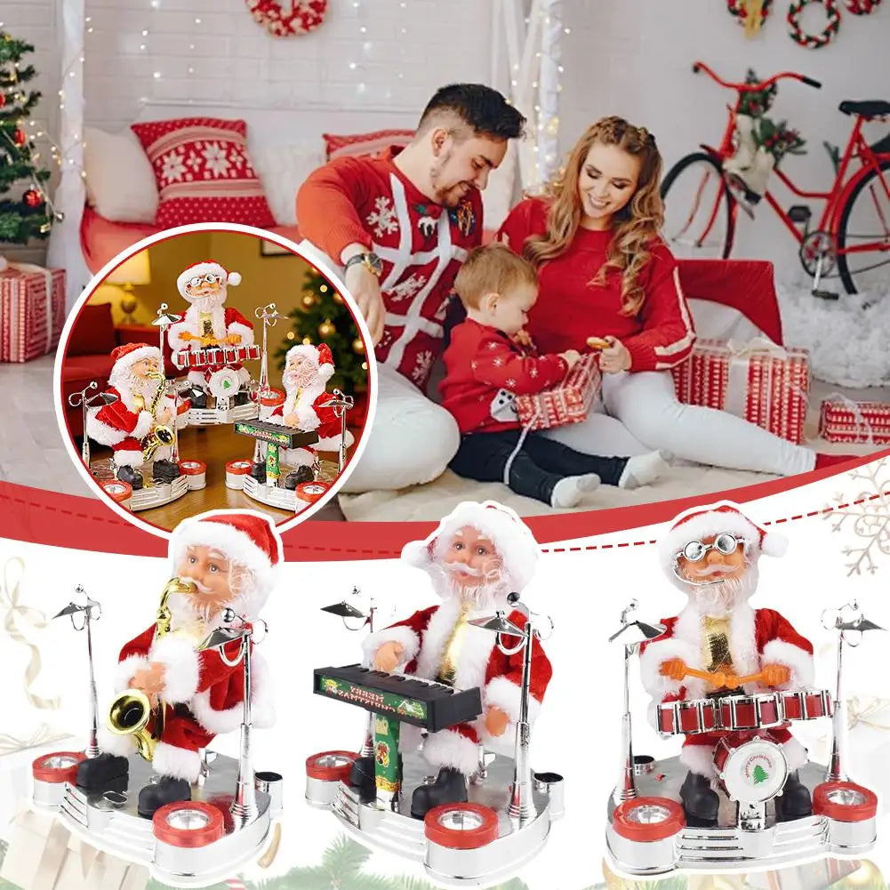 Electric Dancing Santa Claus Musical Christmas Toy Decoration