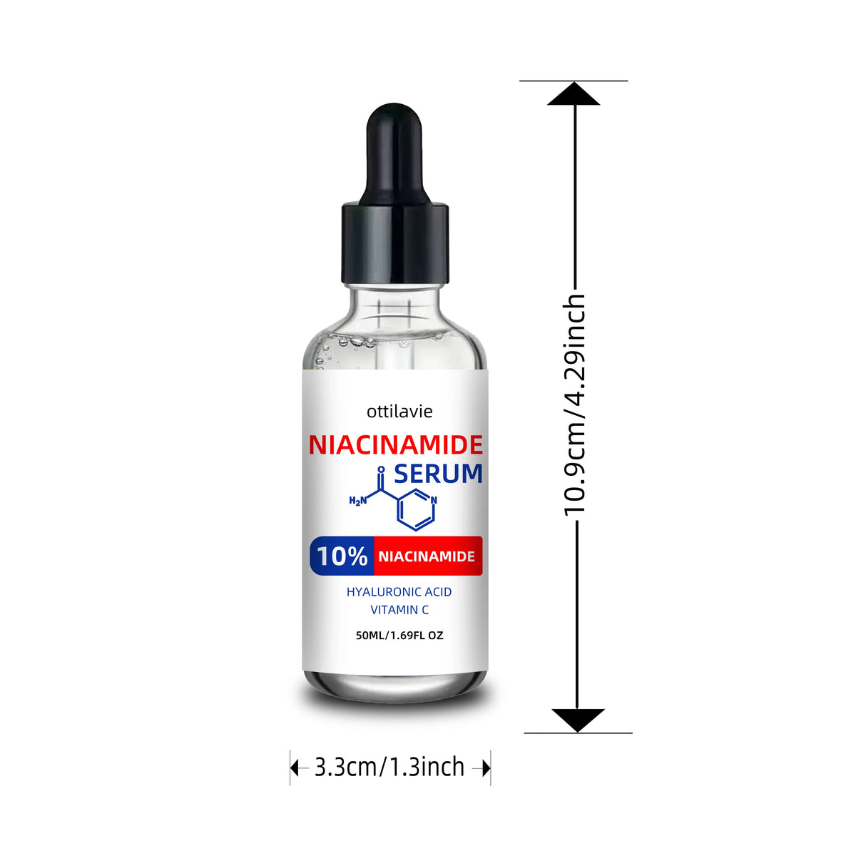 Ottilavie 10% Niacinamide Face Serum – Brightening, All Skin