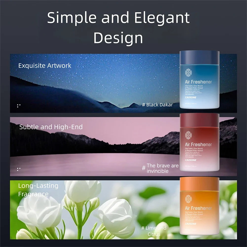 Vecligt Solid Car Air Freshener Aromatherapy Diffuser Balm