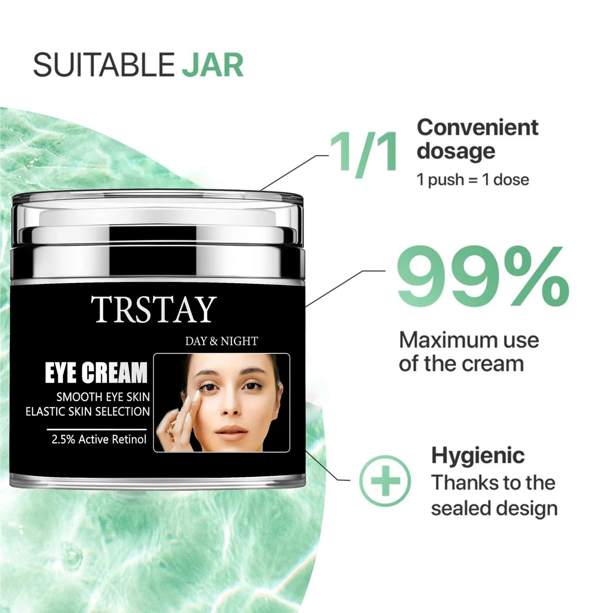 REMEDIAL PAX Eye Cream Dark Circles Puffiness Bags Under Eyes