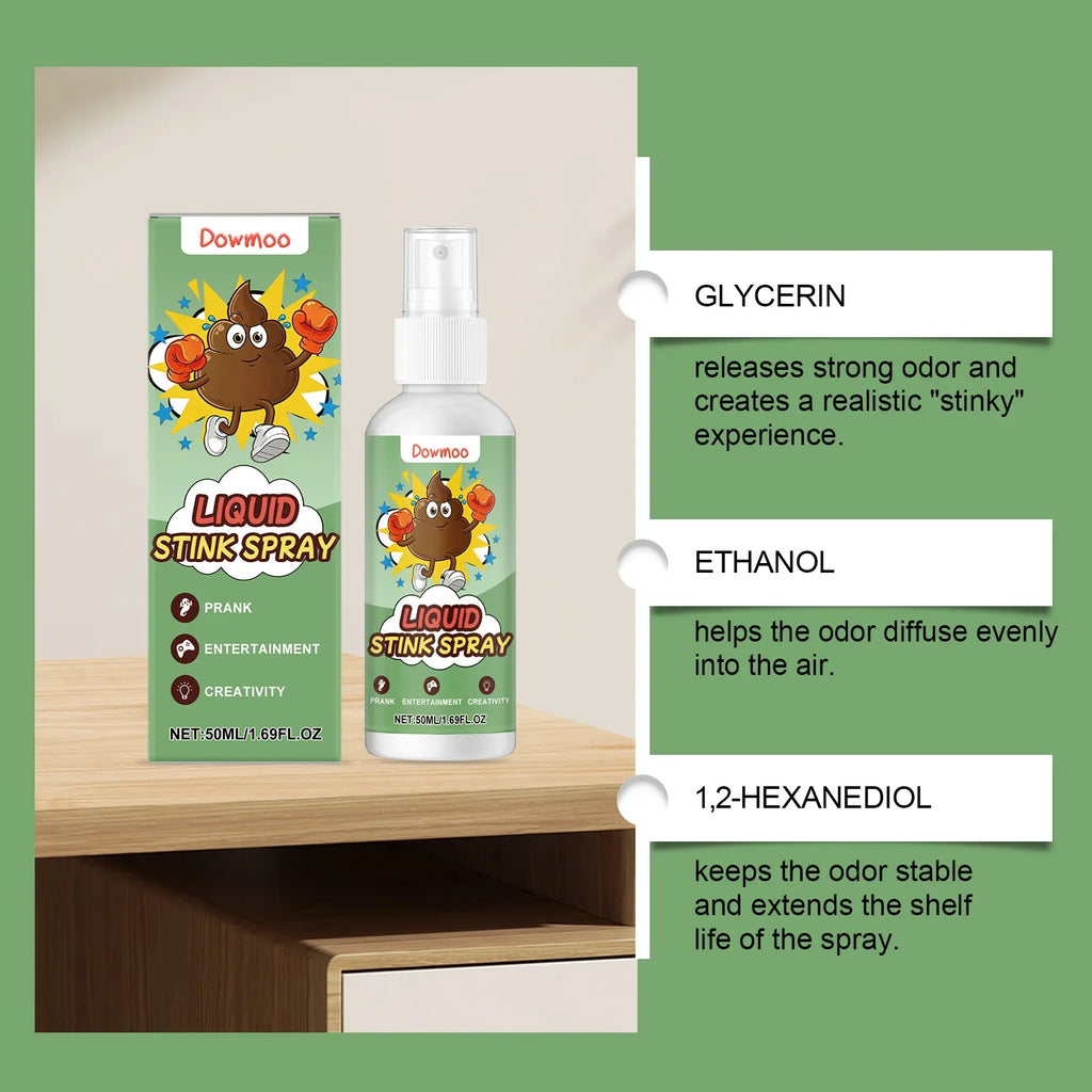 Fart Spray Prank Stink Bomb 50ml – Novelty Gag Gift Toy