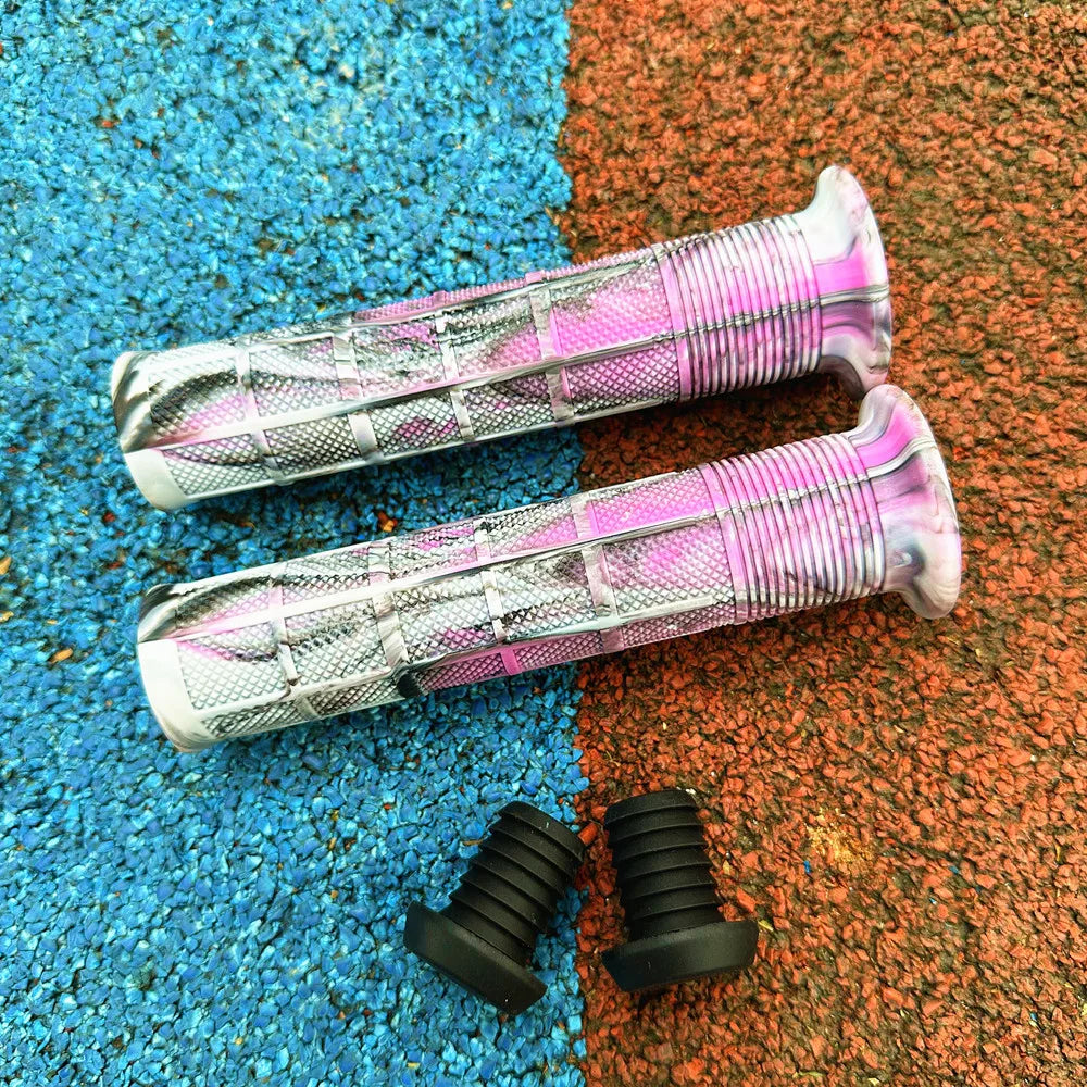 MTB Handlebar Grips – Non-Slip Rubber Mountain Bike Grips 2Pcs