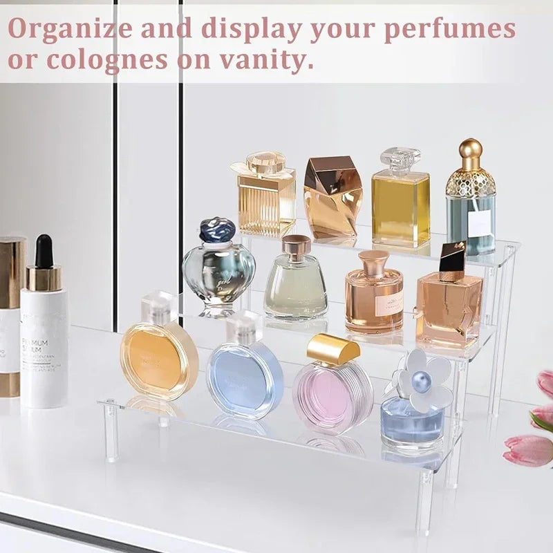 Clear Acrylic Display Stand | Perfume, Cupcake & Figurine Riser