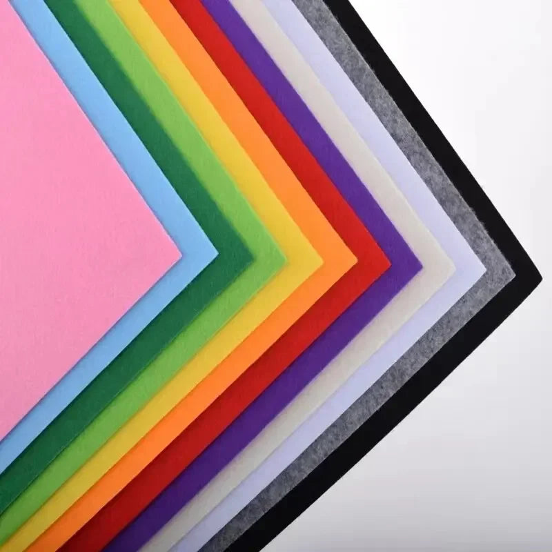 40-Pack Assorted Felt Fabric Sheets | DIY Craft Squares