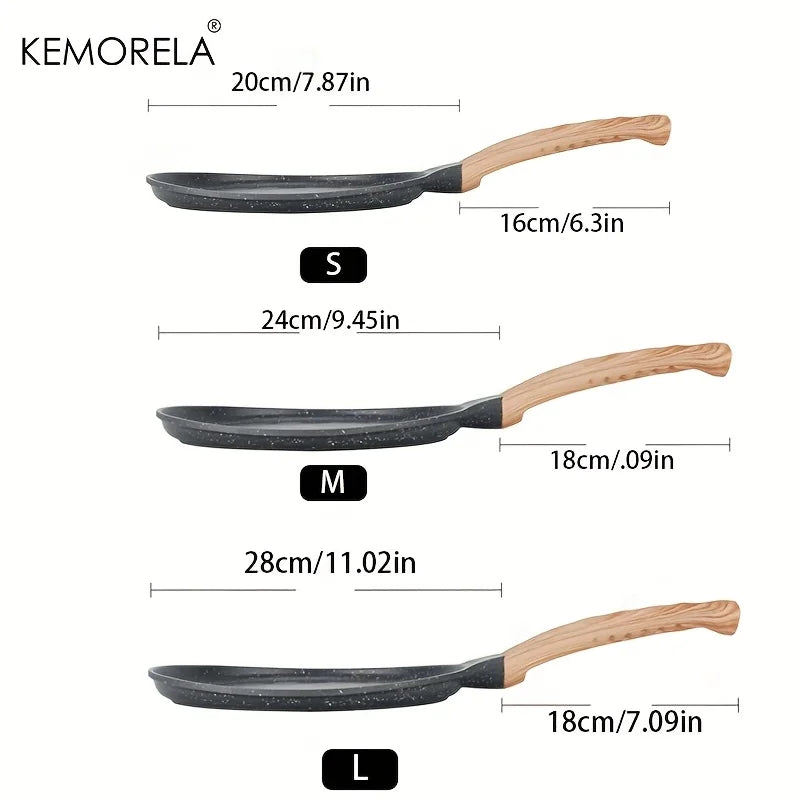 KEMORELA Ceramic Non-Stick Pancake & Tortilla Pan | All Stovetops