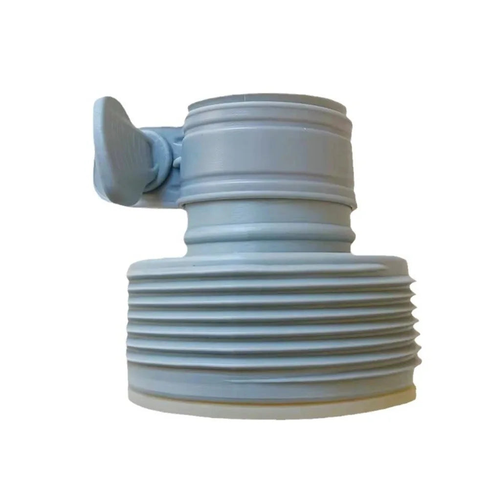 1.5" to 1.25" Pool Hose Adapter with Plunger Valve Collar