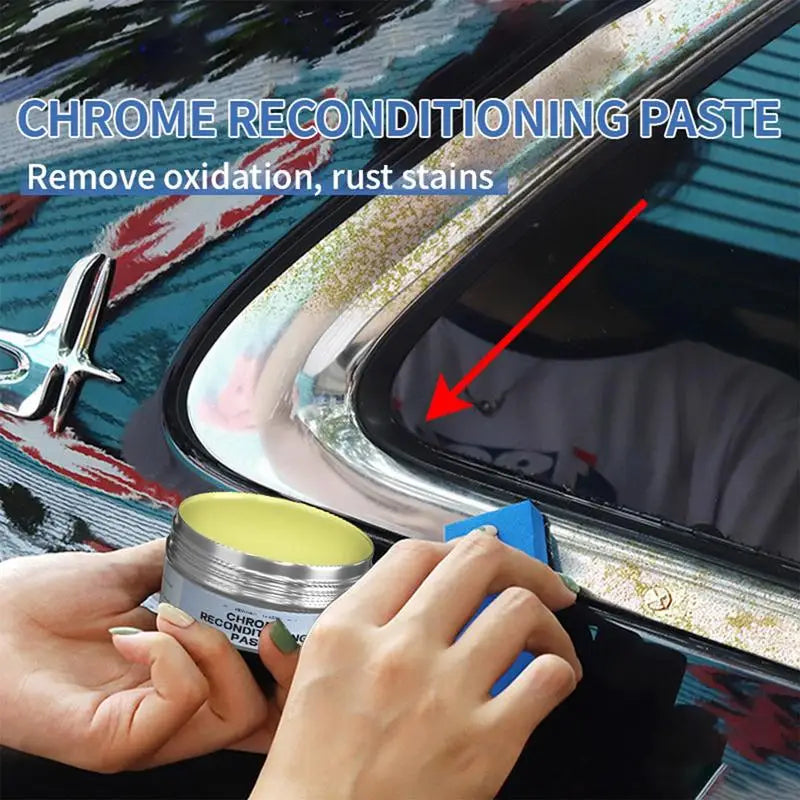 Rust Remover Metal Chrome Reconditioning Paste Tarnish Stainless