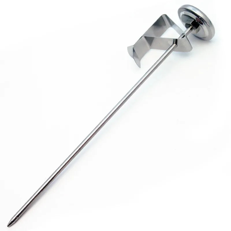 Milk Frothing Thermometer – Stainless Steel Dial 0–220°F