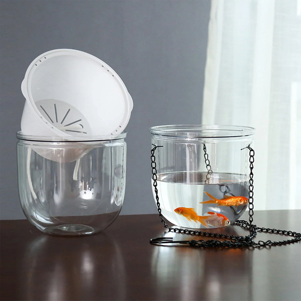Self-Watering Hanging Desktop Flower Pot | Auto Wick Planter