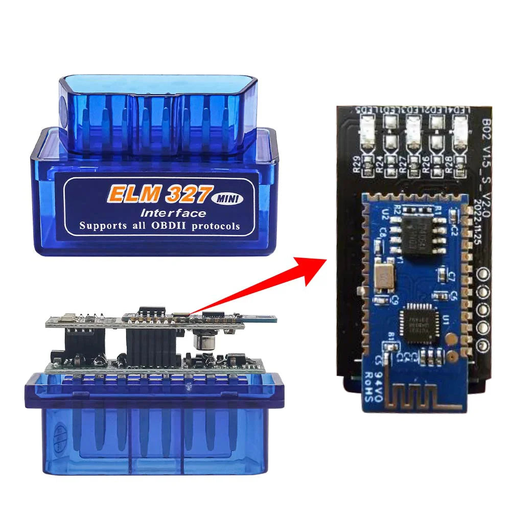 ELM327 V1.5 Bluetooth 5.1 OBD2 Scanner – Real PIC18F25K80