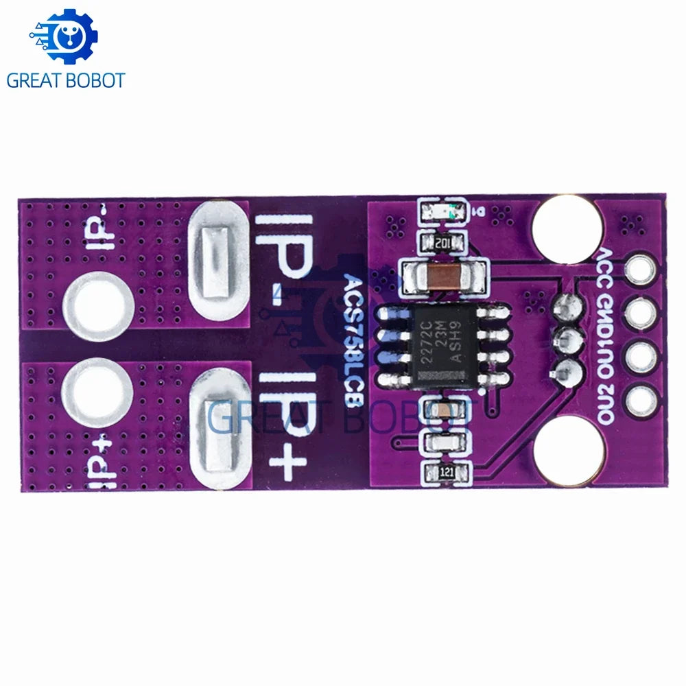 ACS758 Hall Effect Linear Current Sensor Module 50A 100A