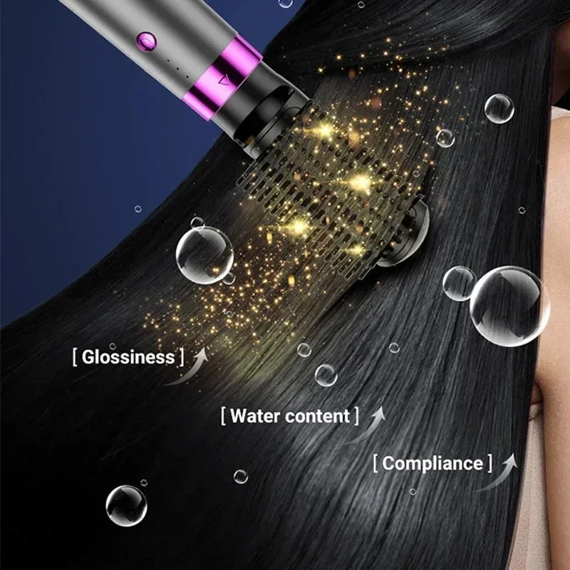 5-in-1 Negative Ion Hair Dryer Styler Straightener Curler