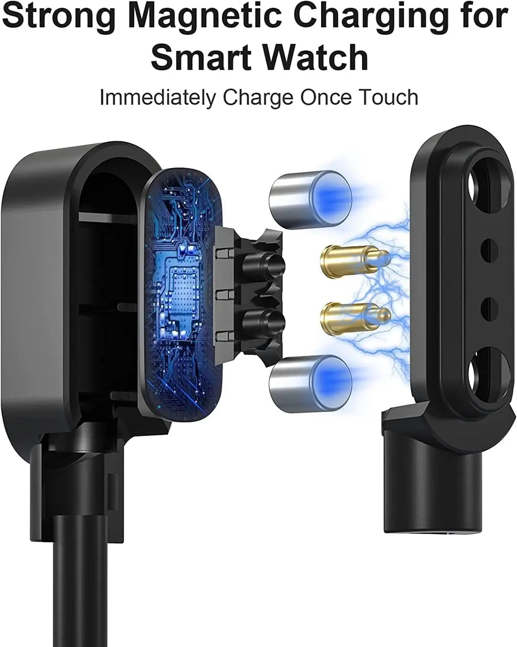 Magnetic USB Charger for AMAZTIM C20, Kospet Tank & GT600
