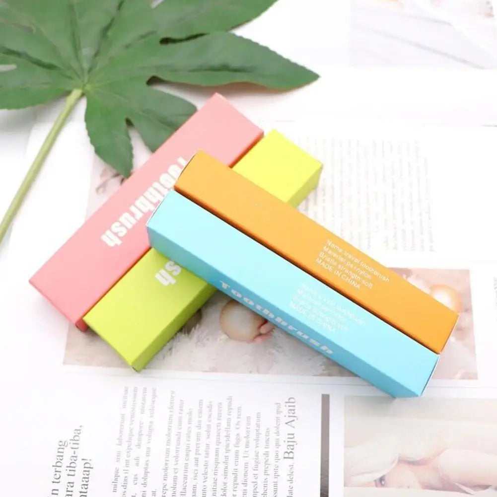SADOER Folding Travel Toothbrush – Soft Bristles, Portable