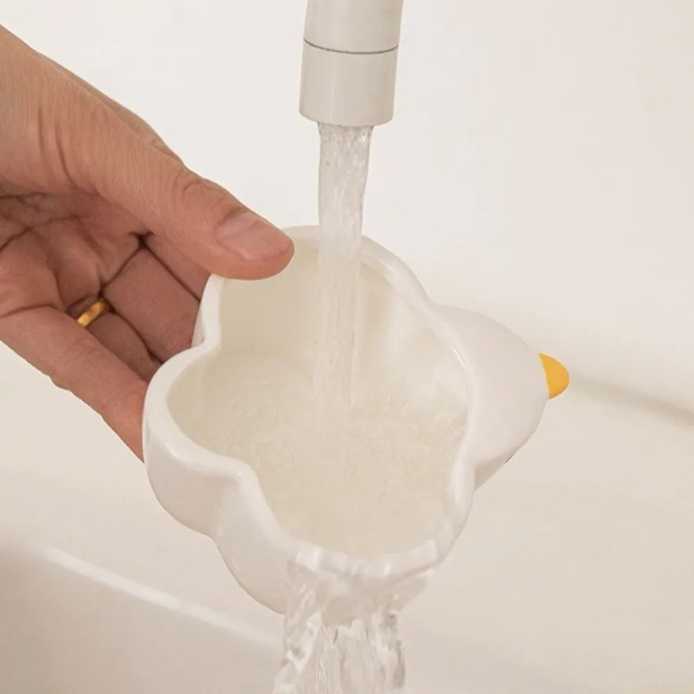 Bird-Shaped Ceramic Hamster Bowl – Anti-Tip Small Pet Feeder