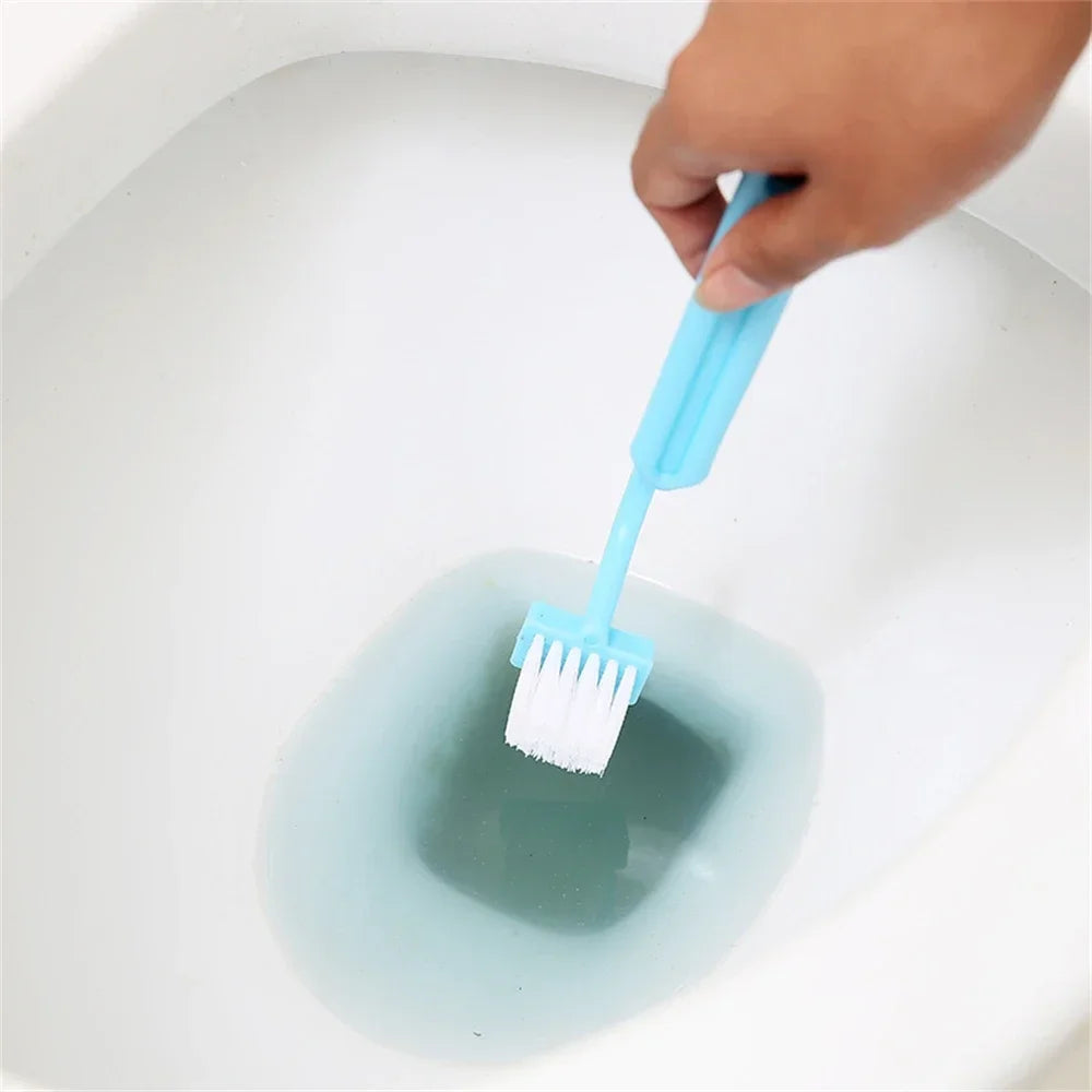 V-Shape Long Handle Toilet Brush – No Blind Spot Crevice Cleaner