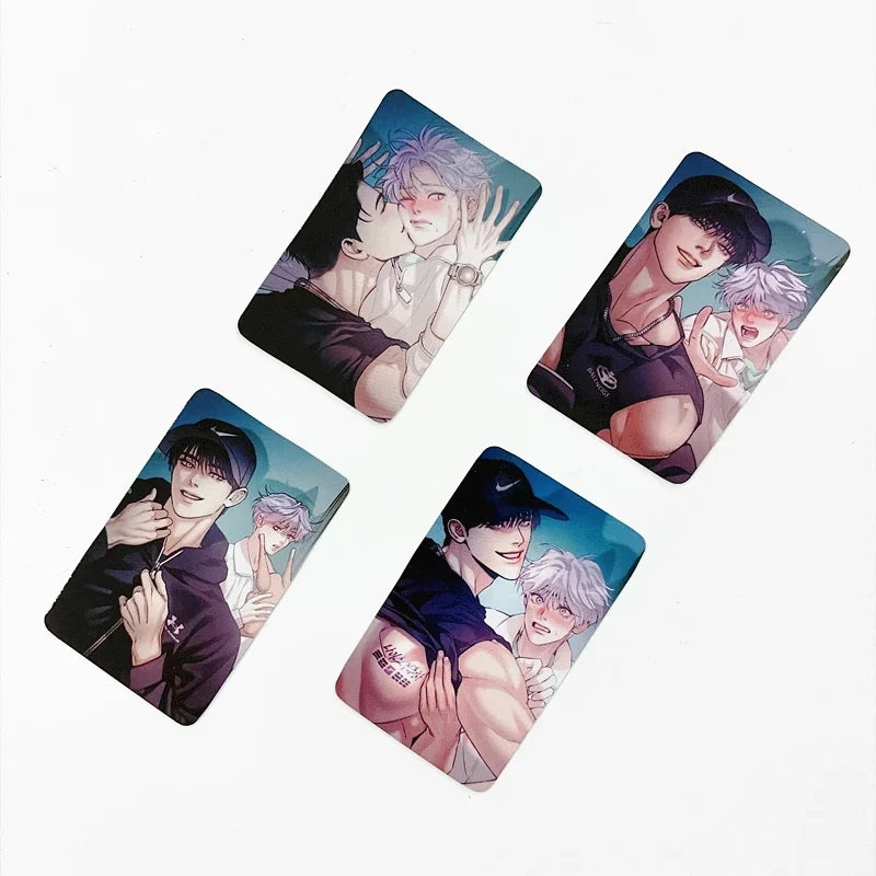2- Korean Manhwa Lomo Cards Kang Dooshik Jin Jooha BL Comic Couple
