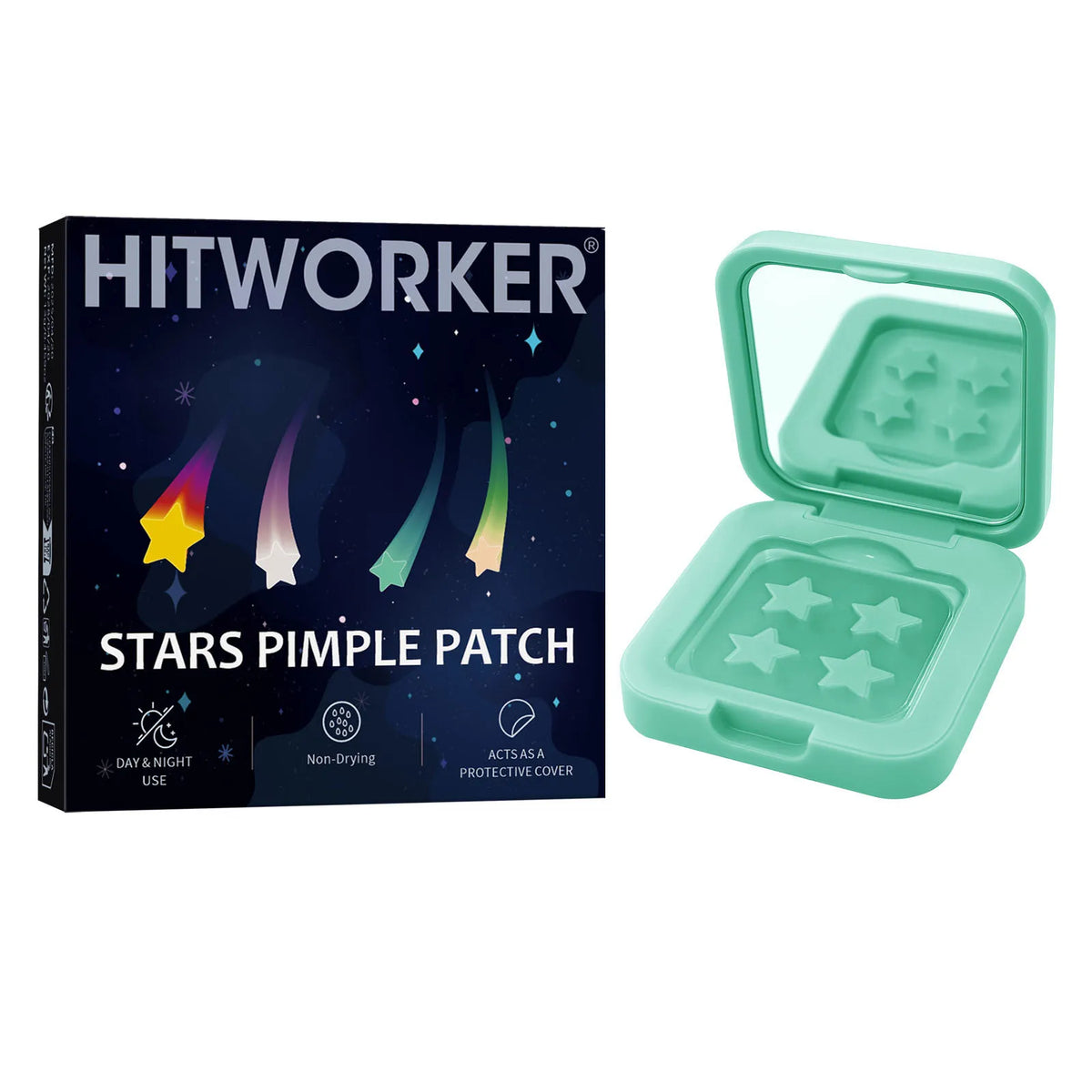 Waterproof Hydrocolloid Acne Patches – Invisible 2-in-1 Skin Care
